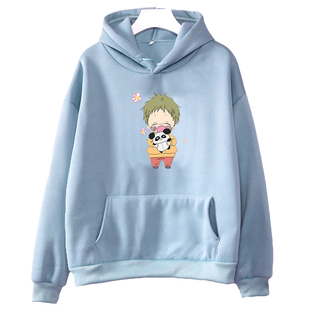 

School Babysitters Kotarou Kashima Aesthetic Hoodie Girls Kawaii/Cute Cartoon Manga Print Sweatshirt Sense of Design Fashion Top