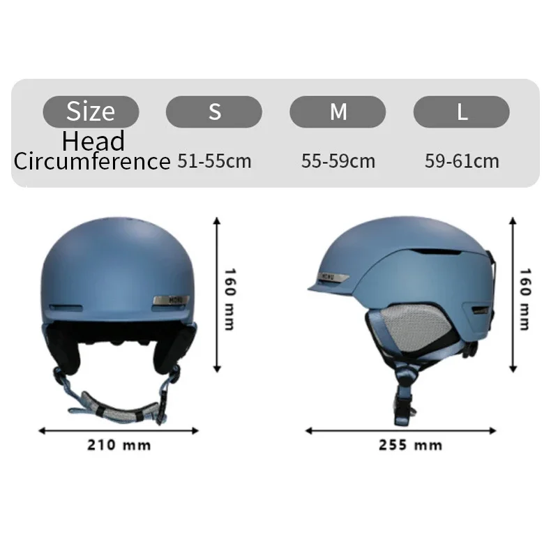 Сверхлегкие спортивные шлемы для сноуборда 2025 цельнолитой женские уличные