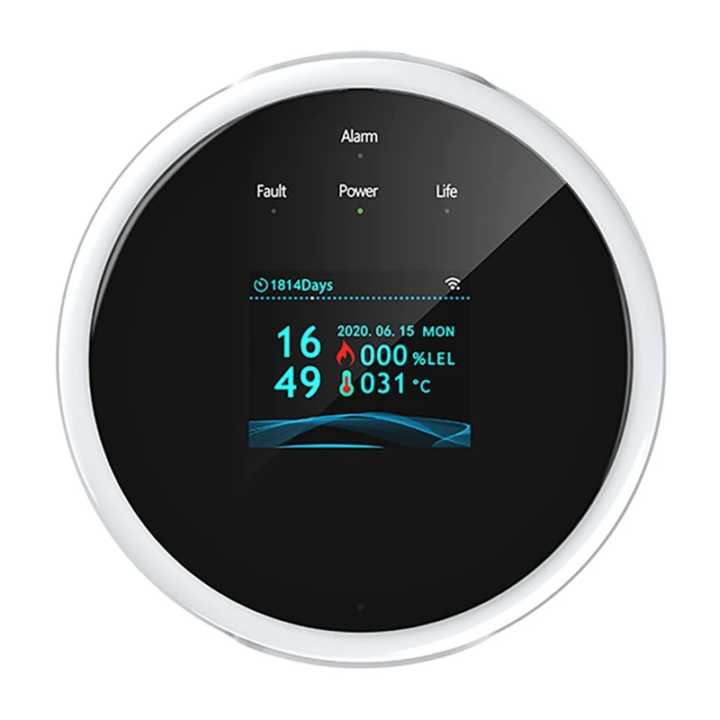 

Tuya Wifi Smart Gas Alarm Natural Gas Alarm Sound And Light Networking