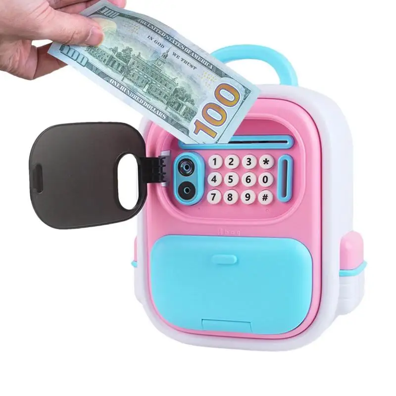 

Face Recognition Intelligence Cash Box Piggy Bank Money Atm Machine For Children Coins Cash Saving Safe Deposit Toy Kids Gift