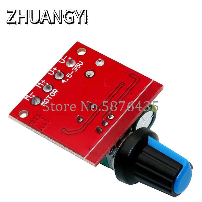 5A 90W PWM 12V Φ Module 4 5 V-35V Регулируемый регулятор скорости переключатель регулятора 24V |