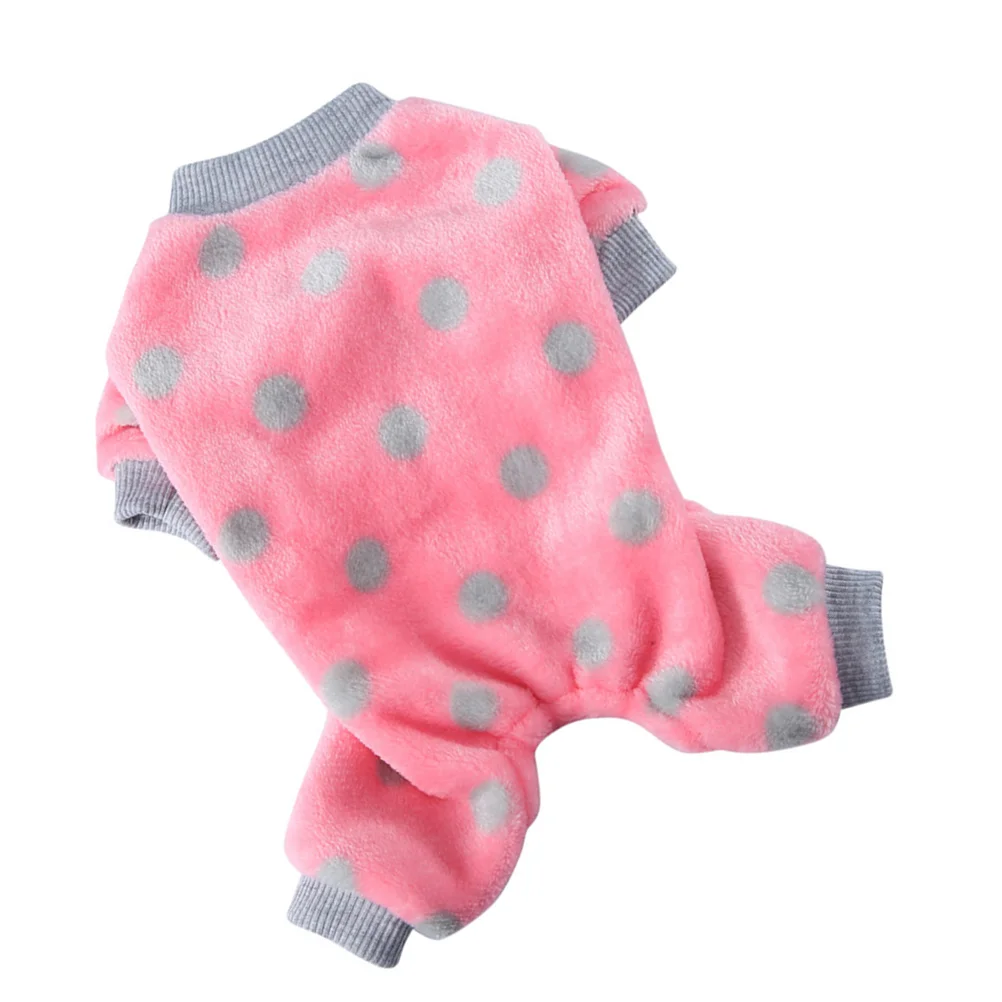 

Dog Clothes Pet Decorative Warm Fleece Cat Supplies Keeping Coat Doggie Jacket Vest Cozypuppy Onesie Cotton Rompers Costume