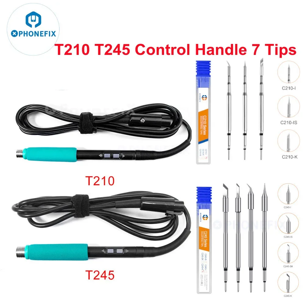 Фото Sugon рукоятка паяльника T245 T210 T12 T115 ручка станции для JBC Sugon Aifen A9 A9PRO T26D A902 Aixun T3B T3A набор инструментов для сварки железа №1