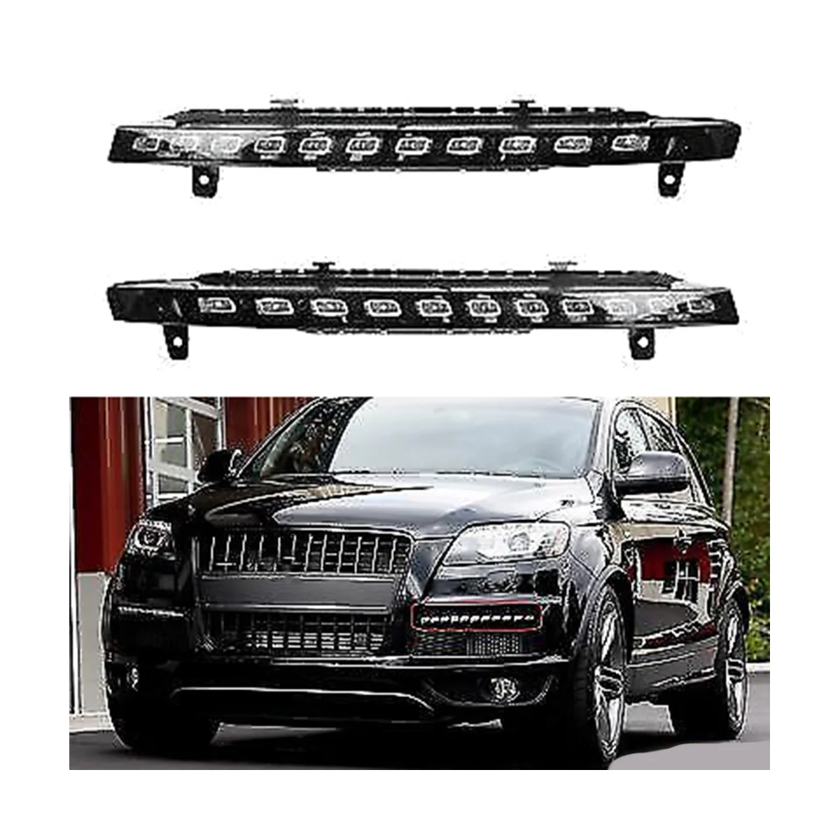Передний левый фонарь задний указатель поворота для Audi Q7 S-Line 2010-2015 световой