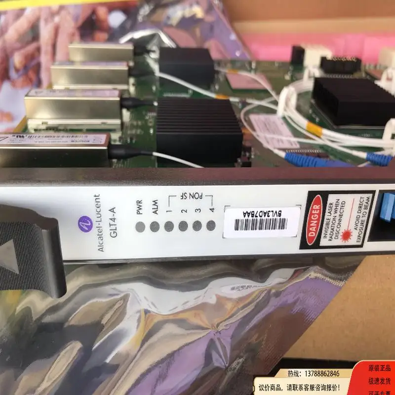 Alcatel GLT4-A 4-портовая деловая плата OLT Board BVL3AGSBAA 3FE51034AG