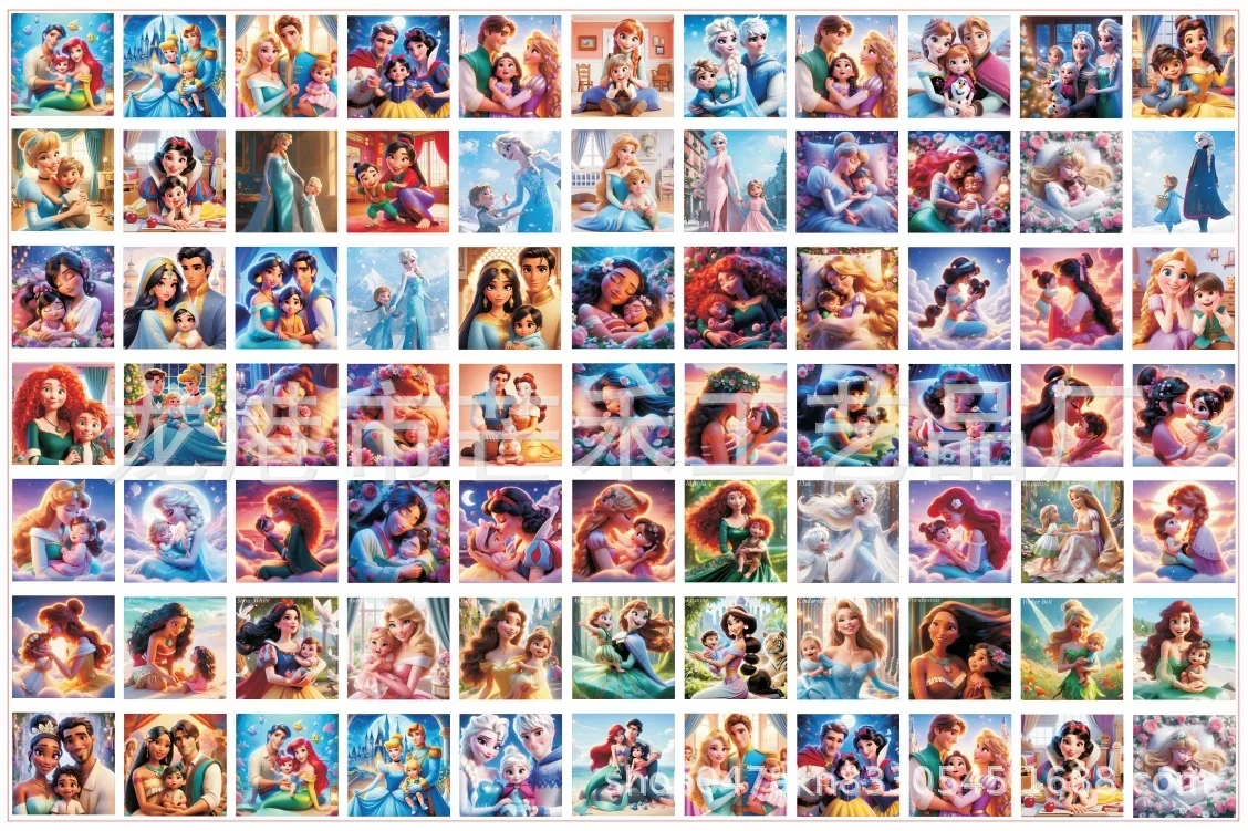 Акриловая нашивка с изображением мультфильма аниме Диснея Белоснежка Эльза 4 см 8