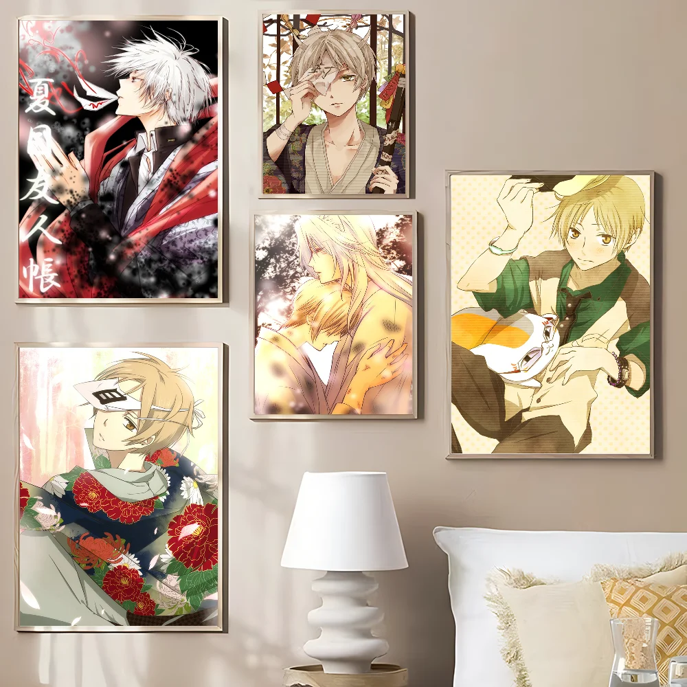 Natsume Yuujinchou Classic Vintage Posters Room Bar Cafe Decor Stickers Wall Painting