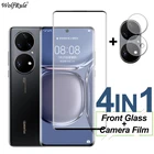 Закаленное стекло с полным покрытием для Huawei P50 Pro Nova 9 8 Pro, защита экрана, Защитная пленка для объектива камеры телефона Honor 60 50 X20 SE