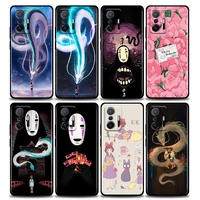 phone case for xiaomi mi 12 12x 11 11x 11t x3 x4 nfc m3 f3 gt m4 pro lite ne 5g silicone case cover totoro spirited away