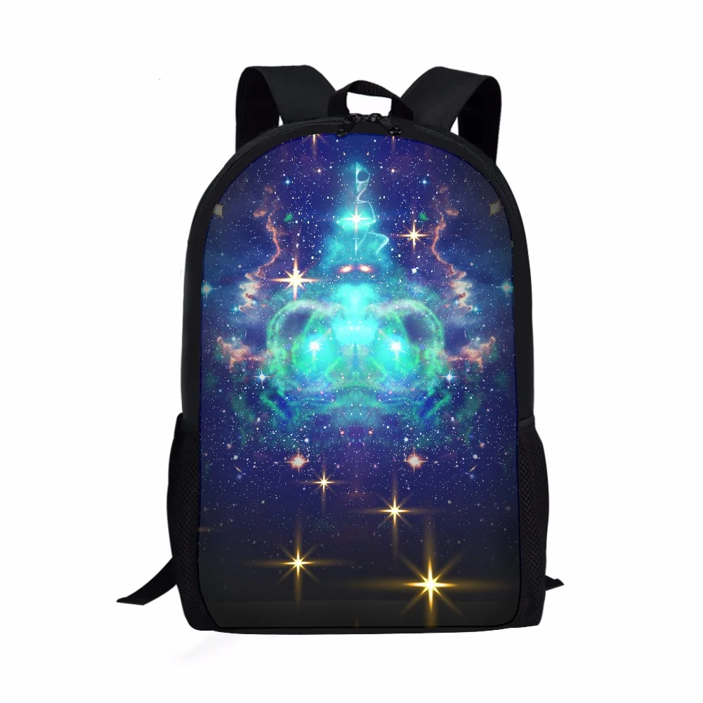 Galaxy Pattern Print School Bags Daily Travel Climbing Durable Backpack Trendy Birthday Gift for Kids Fashion Knapsack