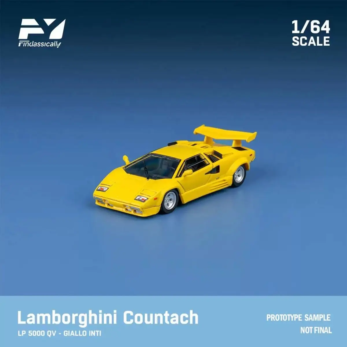 FY1:64 Модель автомобиля Lamborghini LP5000 Contash S QV Limited издание к 25-летию