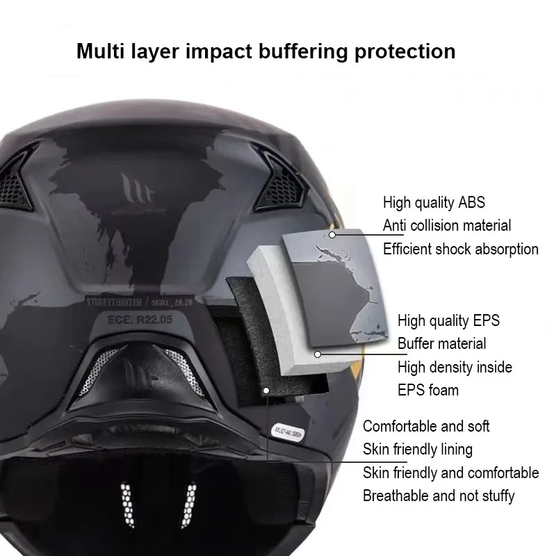 Мотоциклетный шлем модульный съемный для езды по бездорожью мужчин и женщин