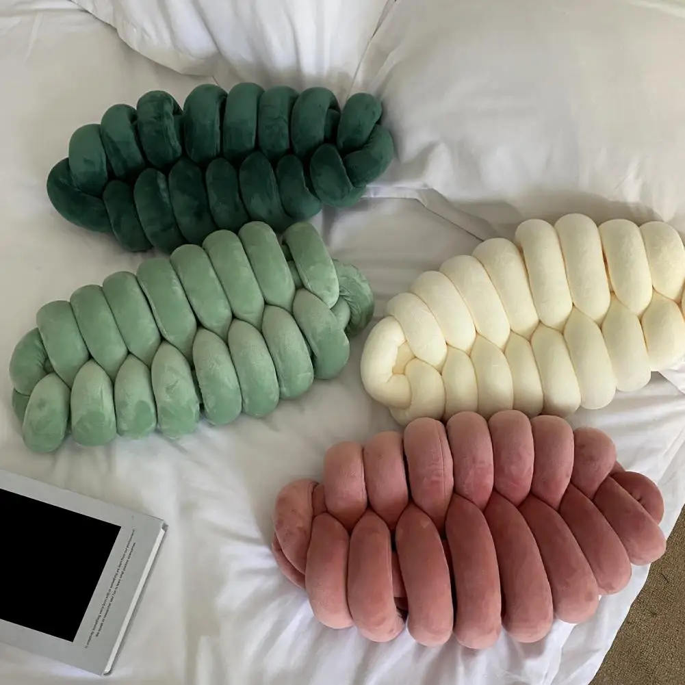 

Подушка-подушка супермягкая однотонная креативная форма дышащая широкая сверхплотная Подушка из спандекса для кровати и дивана поясная подушка