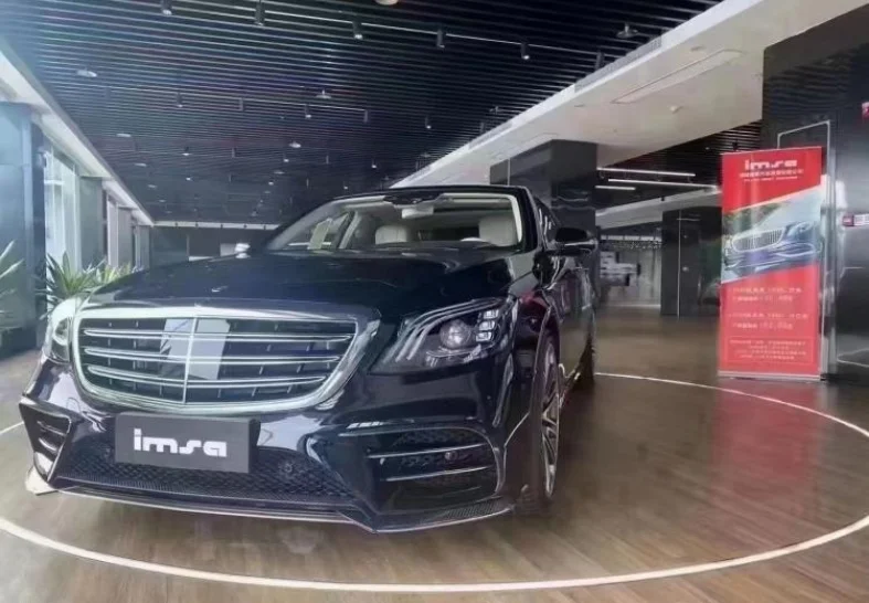 Для W222 Mercedes S-Class S450 S560 2019 2020 2021 2022 высококачественный бампер из углеродного