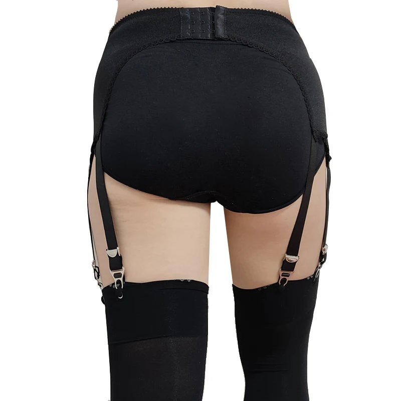 Women High Waist Garter Belt 8 Buckles Straps Suspender Belt Garters for Stockings Pantyhose Sexy Lady Night Lingerie