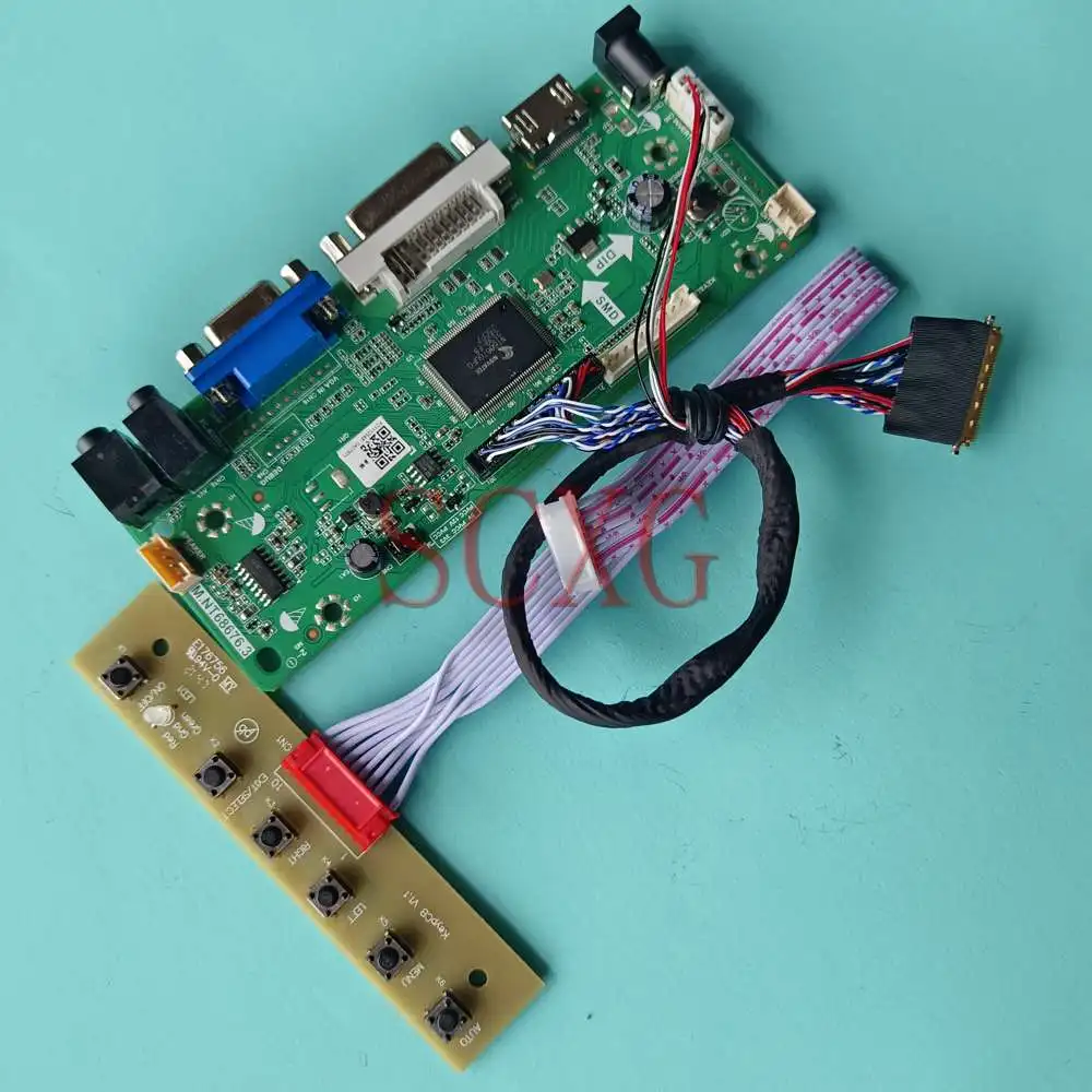 

DIY Kit Fit LP140WH4-TLC1 Display LCD Controller Board LVDS 40 Pin Notebook Panel HDMI-Compatible DVI VGA 60Hz 1366*768 14"