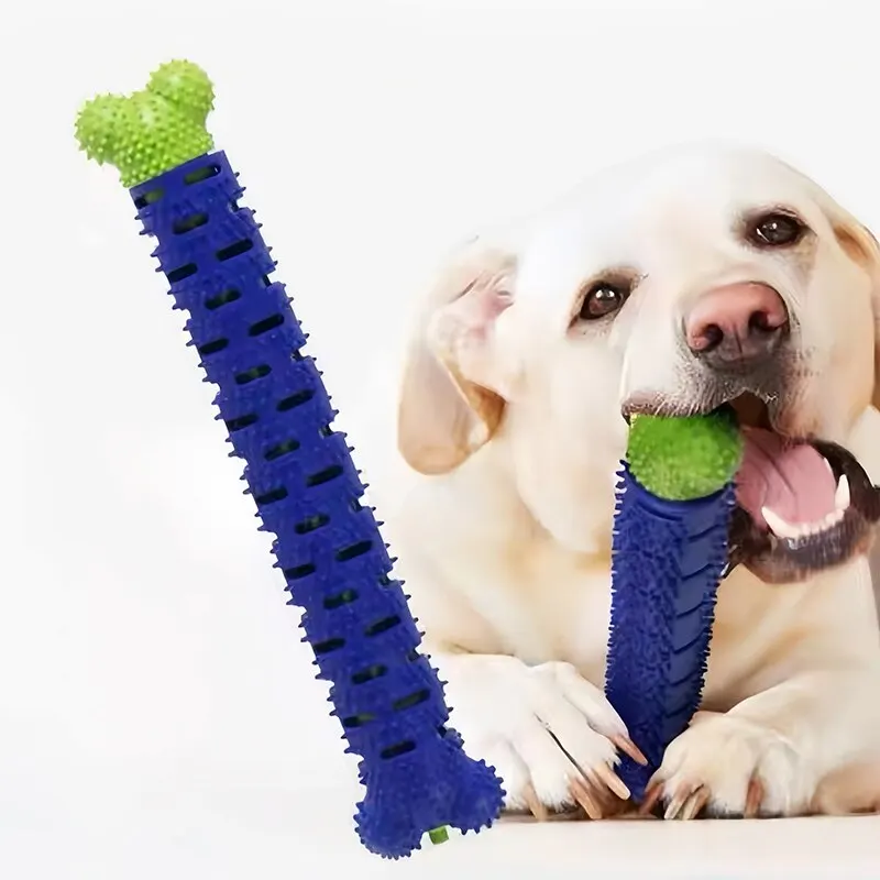 

Palillo Molar para perros silicona de grado alimenticio sin BPA forma de hueso diente para perro limpieza interactiva suministro