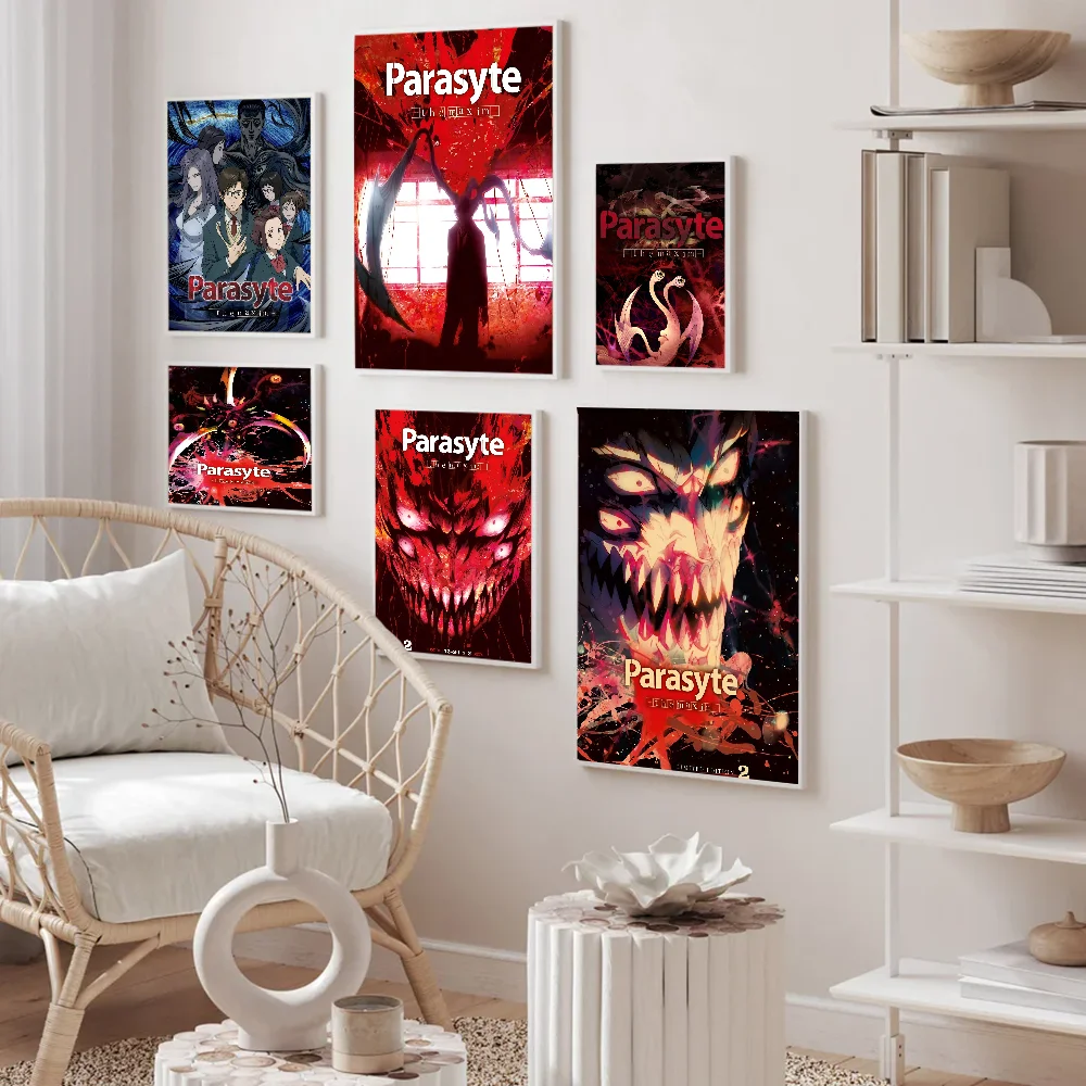 Японское аниме Parasytes винтажные постеры липкие белые бумажные наклейки сделай сам