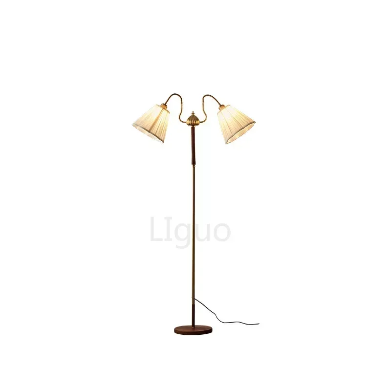 Винтажная Классическая Напольная Лампа в скандинавском стиле средней древности