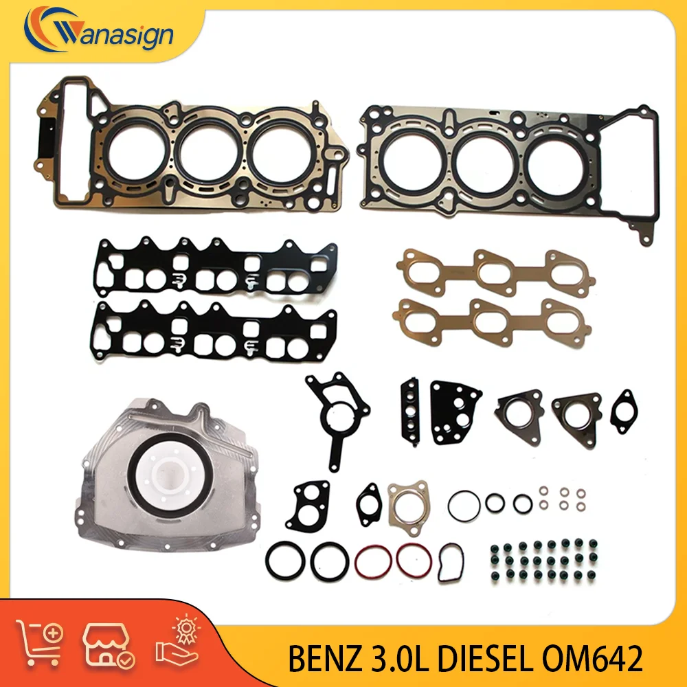 AUTO Детали двигателя Комплект прокладок головки блока цилиндров для BENZ C CLK CLS E GLC GL