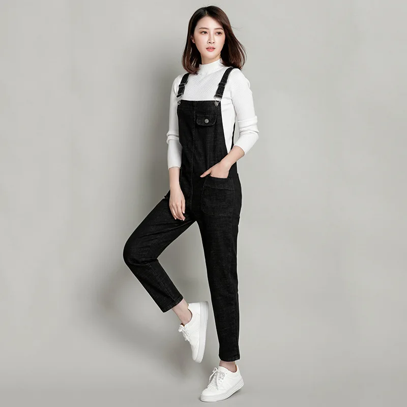 

2022 New Fashion Women High Quality Ovealls Pants Winter and Autumn Cargo Pants Ladies