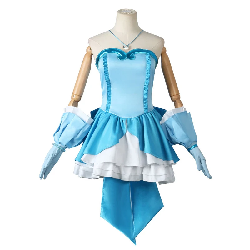 

Anime! Mermaid Melody Pichi Pitch Hanon Hosho Gorgeous Uniform Cosplay Costume Party Lolita Dress Halloween Costumes for Girls
