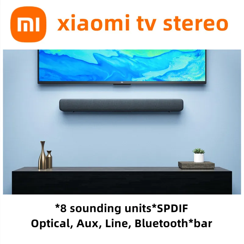 Оригинальный Xiaomi TV стерео 8 звуковых единиц 3 5 мм AUX оптический коаксиальный аудио