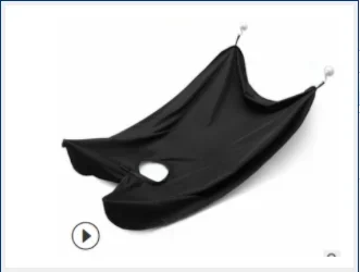 

Накидка для бритья белого цвета из нейлона