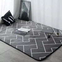 2022stripe rugs and carpets for home living room bedroom anti slip floor mats modern children kids soft carpet climbing baby mat