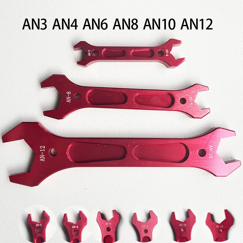Двусторонний алюминиевый гаечный ключ AN3 AN4 AN6 AN8 AN10 AN12