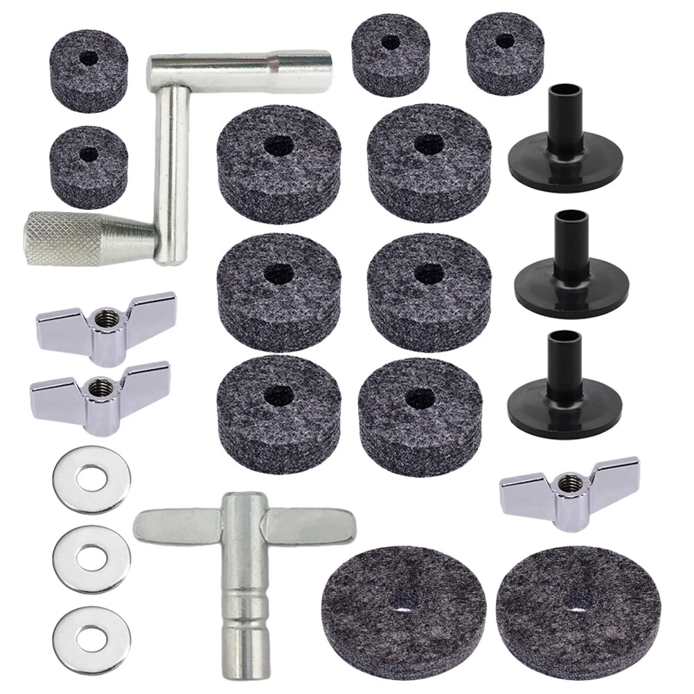 

1 Set of Useful Drum Pad Nonslip Pads Cymbal Felt Pads Accessory Useful Drum Pad Nonslip Pads Cymbal Antiskid Clutch Pads