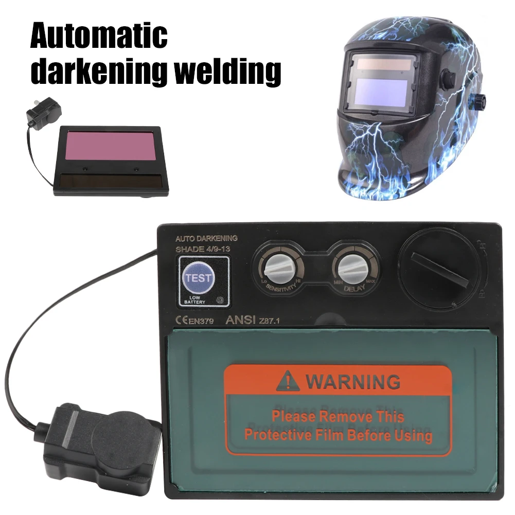 

Solar Auto Darkening Filter Welding/Polish Mask/Helmet/Welder Cap/Welding Lens/Eyes Mask for Welding Machine/PlasmaCuting Tool