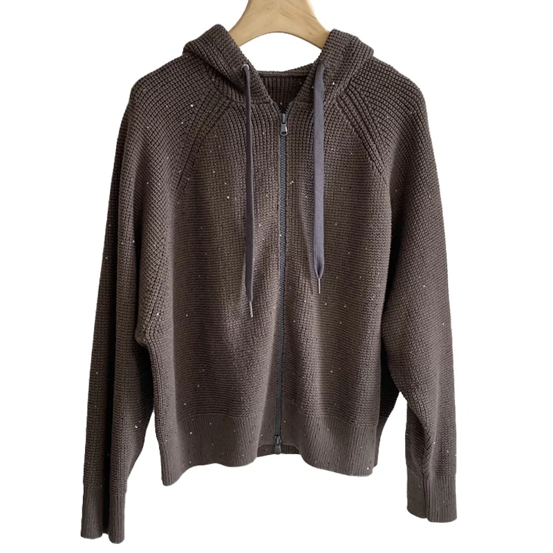 Рисунок 6 - Модный повседневный Женский вязаный кардиган из хлопка