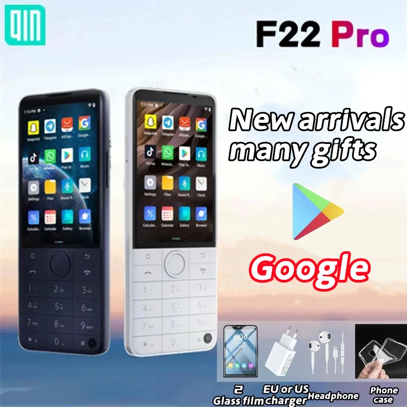 Qin F22 Pro Google версия Duoqin MTK Helio G85 Wifi 3,54 дюймов Восьмиядерный Bluetooth 5,0 640*960 сенсорный экран телефон Qin F22 Pro Google версия Duoqin MTK Helio G85 Wifi 3,54 дюймов Восьмиядерный Bluetooth 5,0 640*960 сенсорный экран телефон