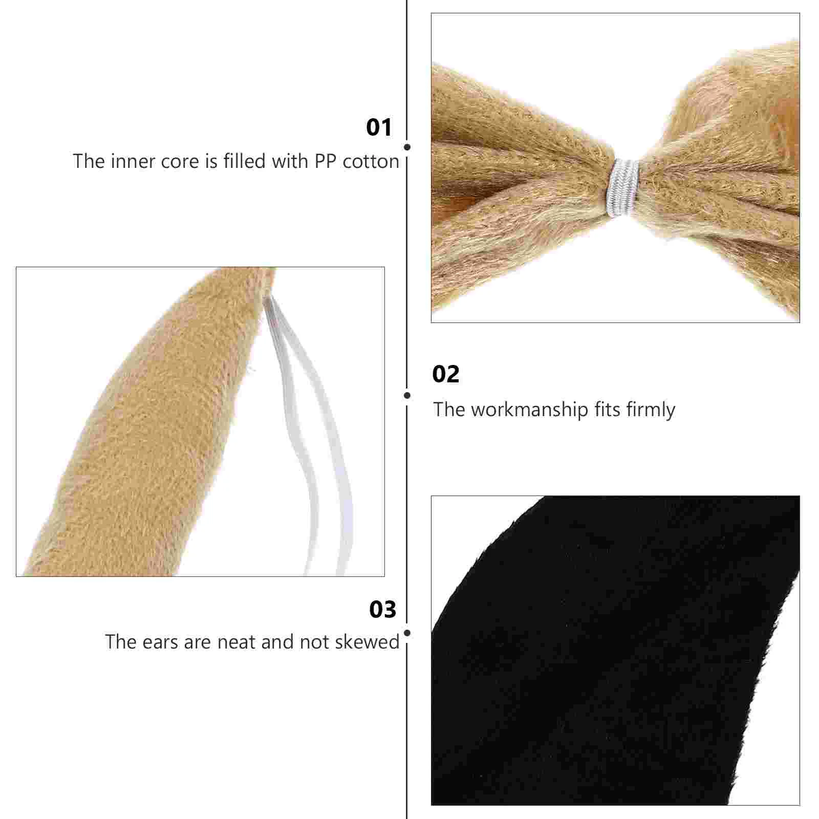 2 комплекта повязка на голову с изображением животного хвост костюм собаки