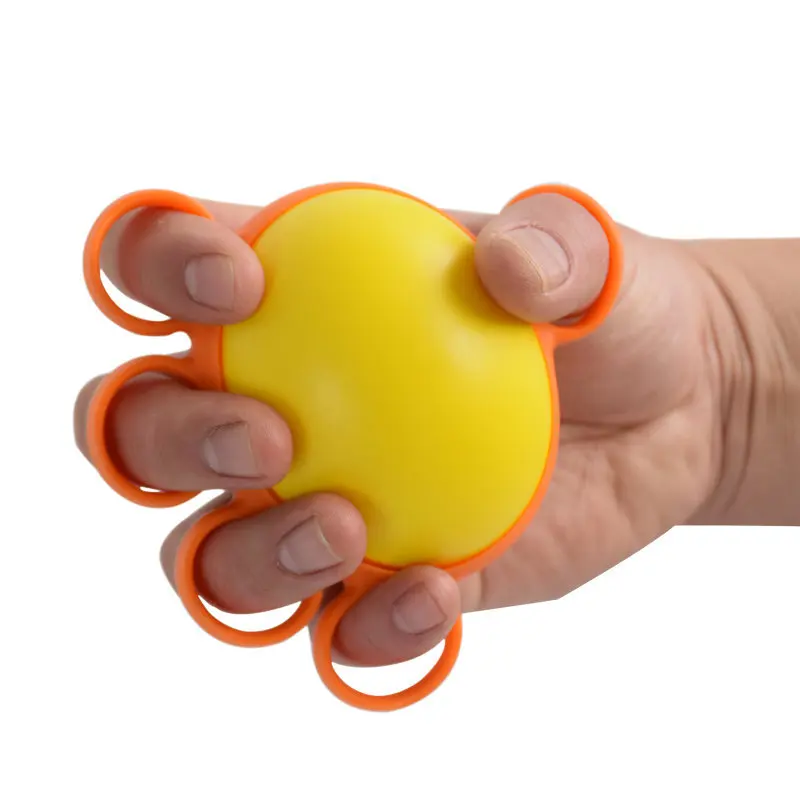 Hand Grip Strengthener Hand Exerciser Ball for Physical Therapy Wrist Finger Exerciser Resistance Bands Fitness for Athletes