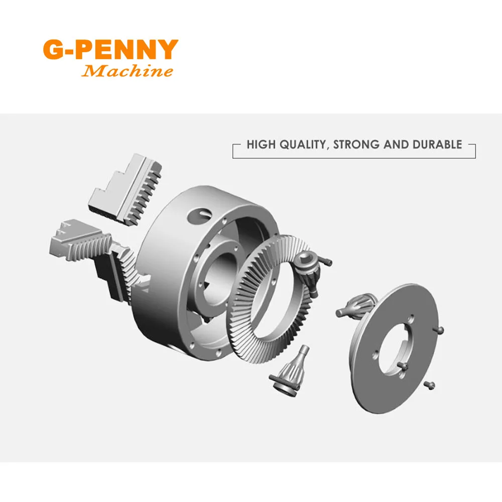 G-PENNY SANOU K12 4-кулачковый патрон 130 мм Самоцентрирующийся ручной для