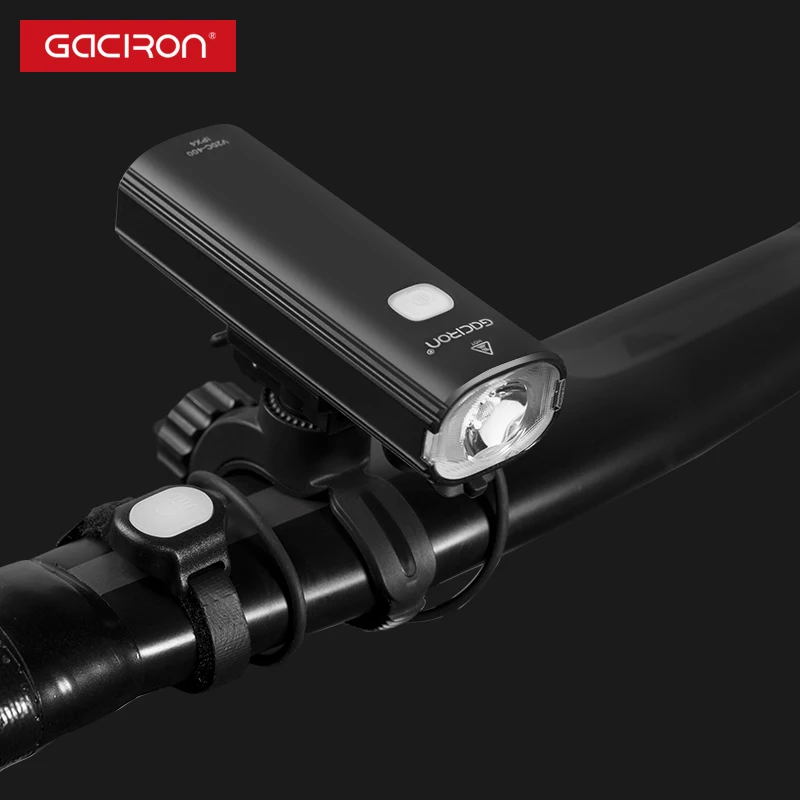 

Gaciron Bike Light V20C 400 Rechargeable Bicycle Front Lamp Waterproof Bike Headlight Helmet/Handlebar Light Bike accessories