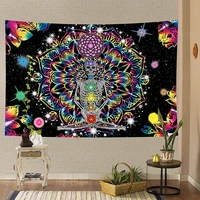 characteristic skull wall hanging tapestries art deco blankets curtains hanging at home bedroom living room decoration