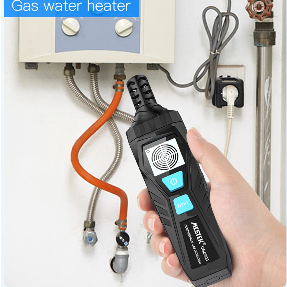 

Детектор горючих газов MESTEK, газоанализатор, детектор утечки легковоспламеняющихся природных газов, тестер с звуковой сигнализацией