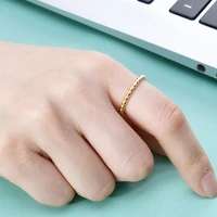 vimio 2021 ins new fashion female personality simple geometric round bead index finger single ring stainless titanium steel ring