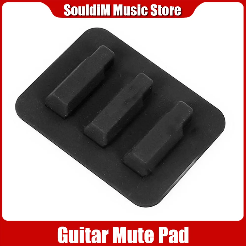

Acoustic Classical Guitar Mute Silica Gel Practice Guitar Silencer Guitar Parts for BeginnerBlack