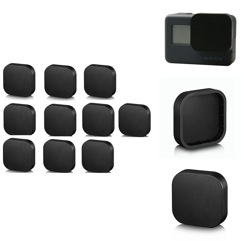 

Силиконовая крышка объектива для Go Pro Hero 11 10 9 черная Противоударная защита от пыли Защитная крышка объектива для Go Pro Hero 9