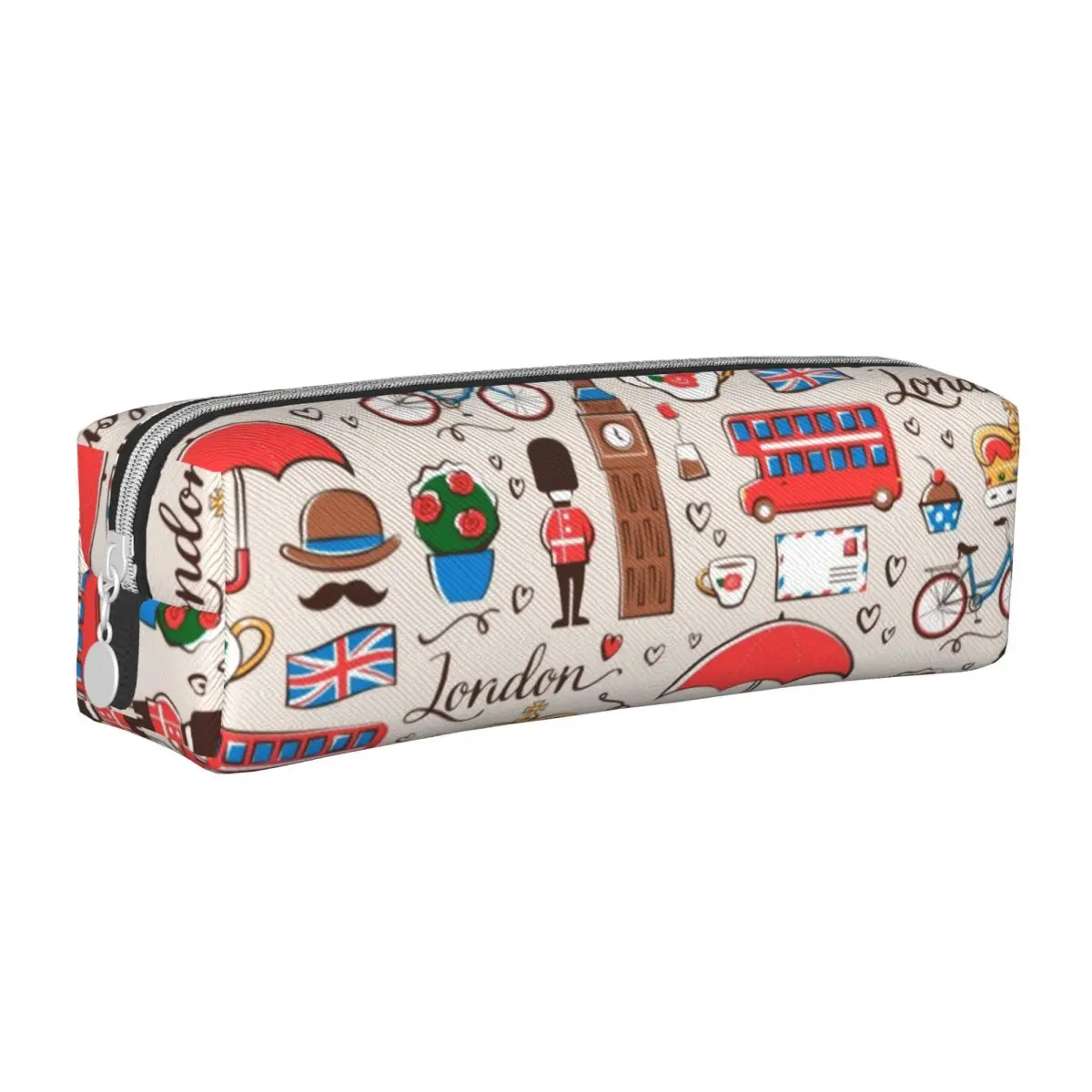 

Модные лондонские пеналы World Wonder, пенал для студентов, большие сумки для хранения, школьные канцелярские принадлежности на молнии