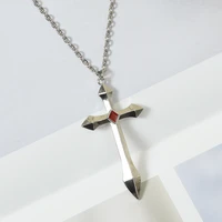 senfai cross necklace for women fashion exquisite stainless spell combat choker 2022 new jewelry hot sale wholesale customizable