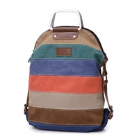 contrast color shoulder crossbody bag womens eco friendly handbag large capacity portable three uses multifunctional backpack