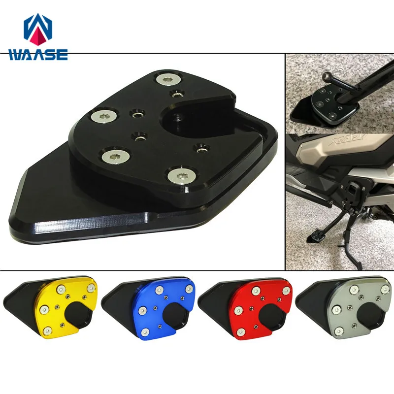 

WAASE Motorcycle Kickstand Foot Side Stand Extension Pad Support Plate For Honda X-ADV XADV 750 2017 2018 2019 2020
