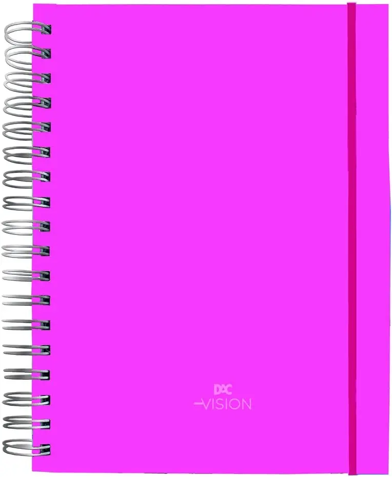 

Harmonious Vision Rosa University Caderno 10 Varied Subjects 80 Sheets - 3996 notebooks com frete grátis