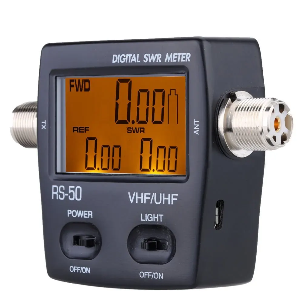 RS-50 цифровой счетчик SWR/Ватт NISSEI 125-525 МГц UHF/VHF M Тип коннектор для Baofeng TYT Kenwood