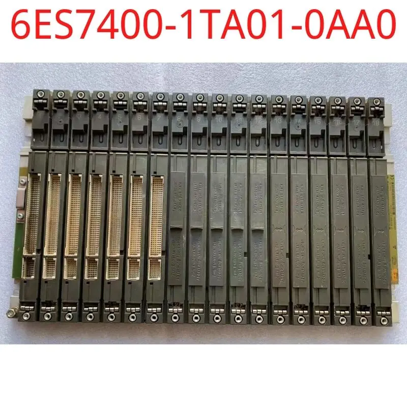 

used Siemens test ok real 6ES7400-1TA01-0AA0 SIMATIC S7-400, rack UR1, central and distributed with 18 slots, 2 redundant PS can
